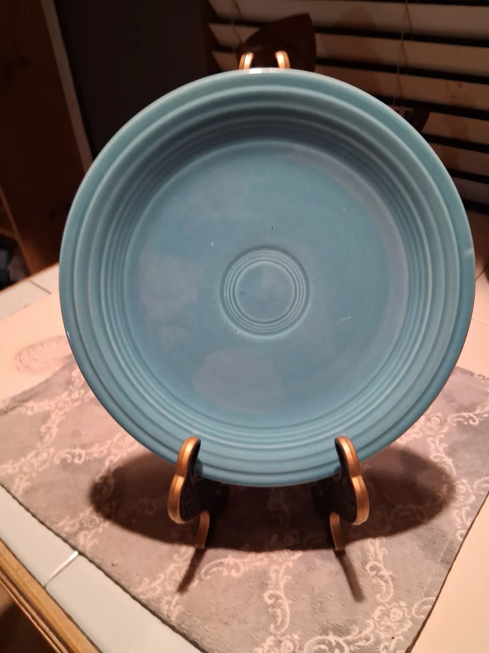 Genuine Fiesta HLC USA Slate Blue Dinner Plate